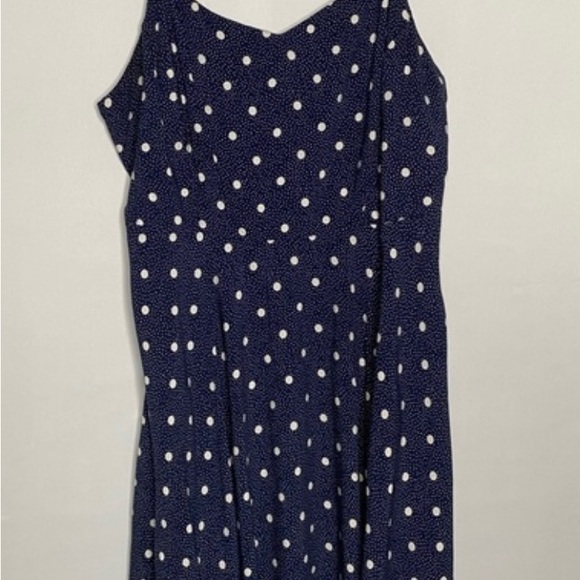 Old Navy Blue Polka Dot Cami Sundress XXL - Picture 2 of 7